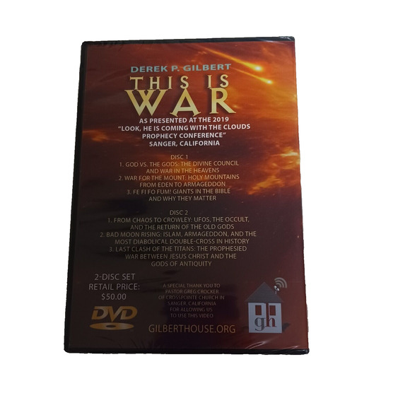 This is War Spiritual Battle Eden to Armageddon UFOs Rapture 2 DVD Derek Gilbert - Picture 4 of 4